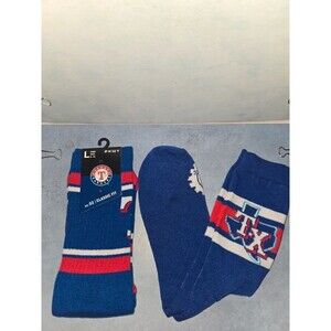 Texas Rangers Classic Fit Men's Large Socks Lot (LOC-86)